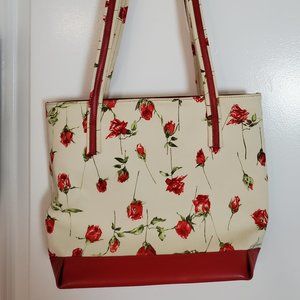 Valerio Valeriani floral print cream bag